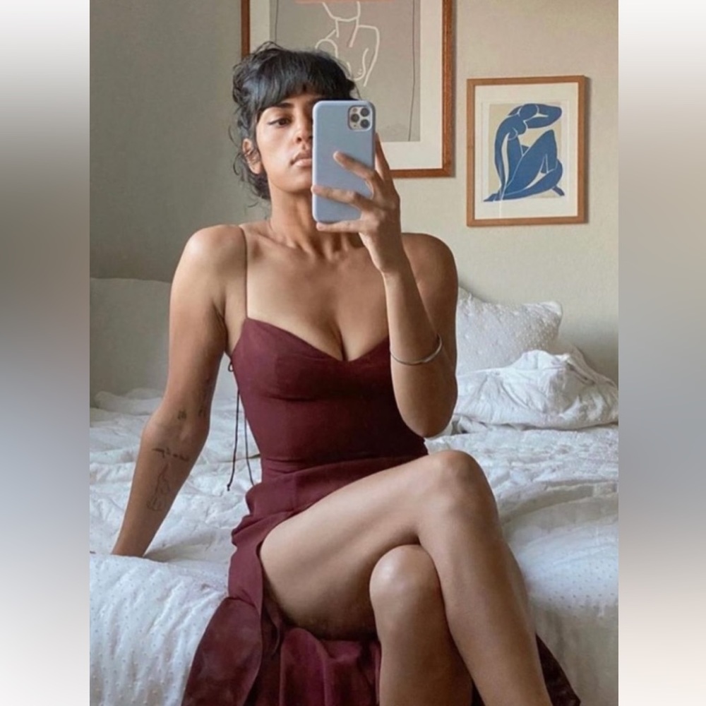 Reformation Juliette Dress || Plum